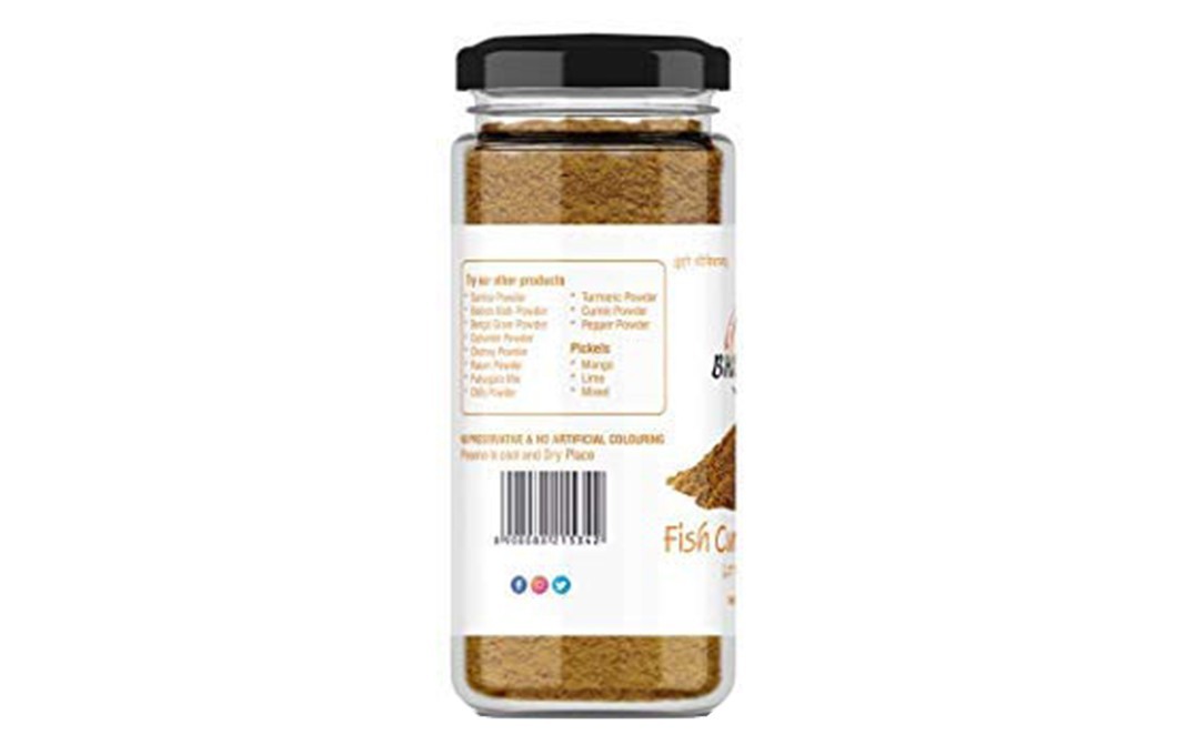 Bhavani's Fish Curry Masala    Glass Jar  100 grams